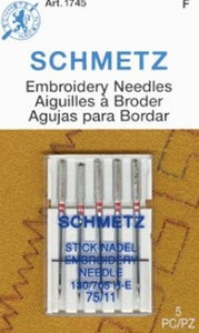 Embroidery SCHMETZ needles