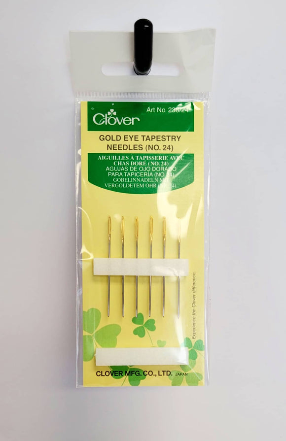 Clover Gold Eye Tapestry Needles